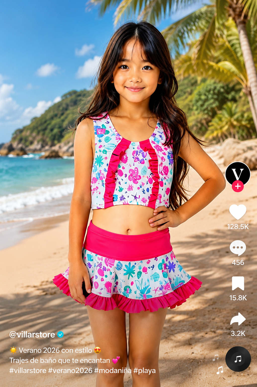 TOP FALDA SIRENA – Tela Poliestrech