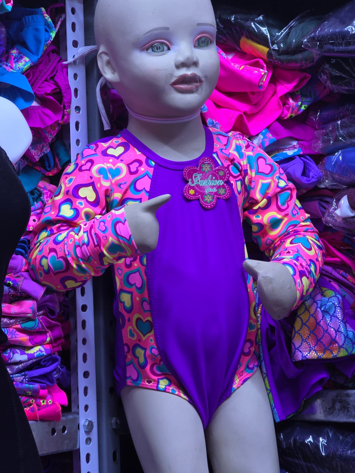 ENTERIZO MANGA LARGA-NIÑA